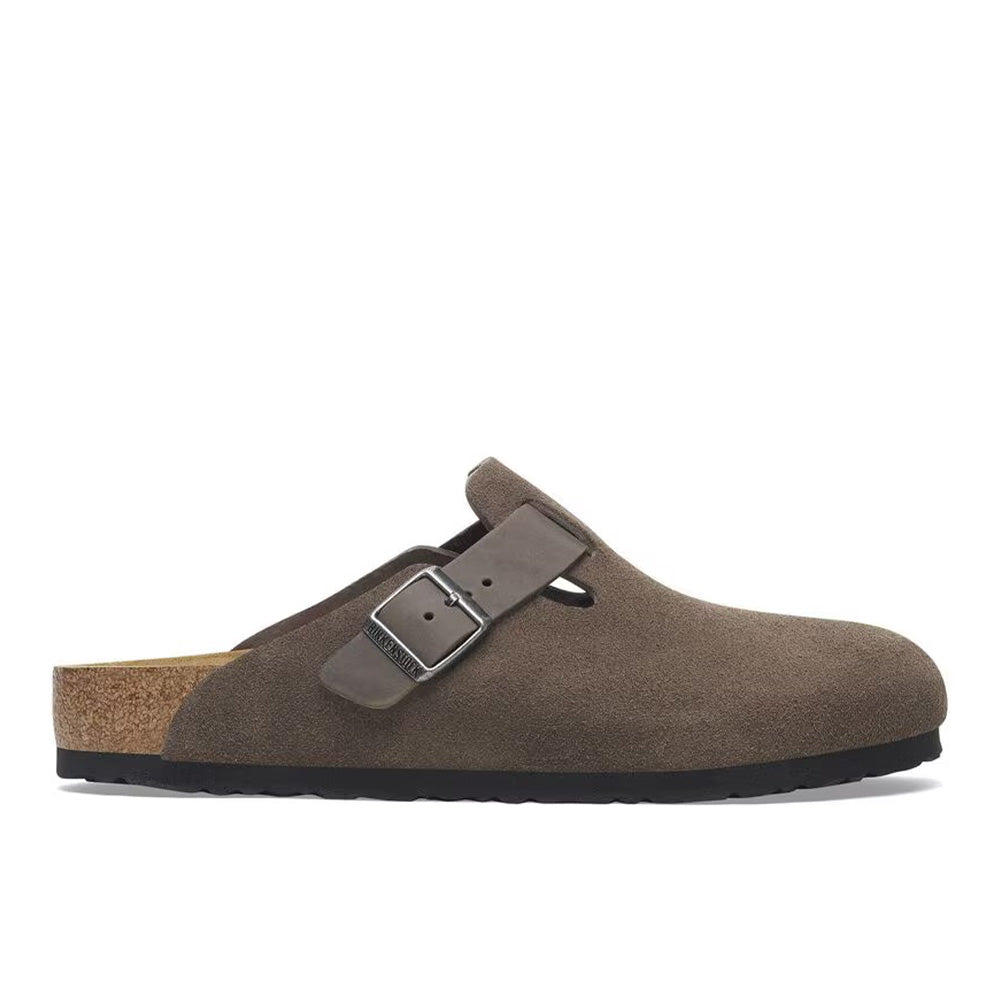 Birkenstock Boston BS Suede "Concrete Gray"