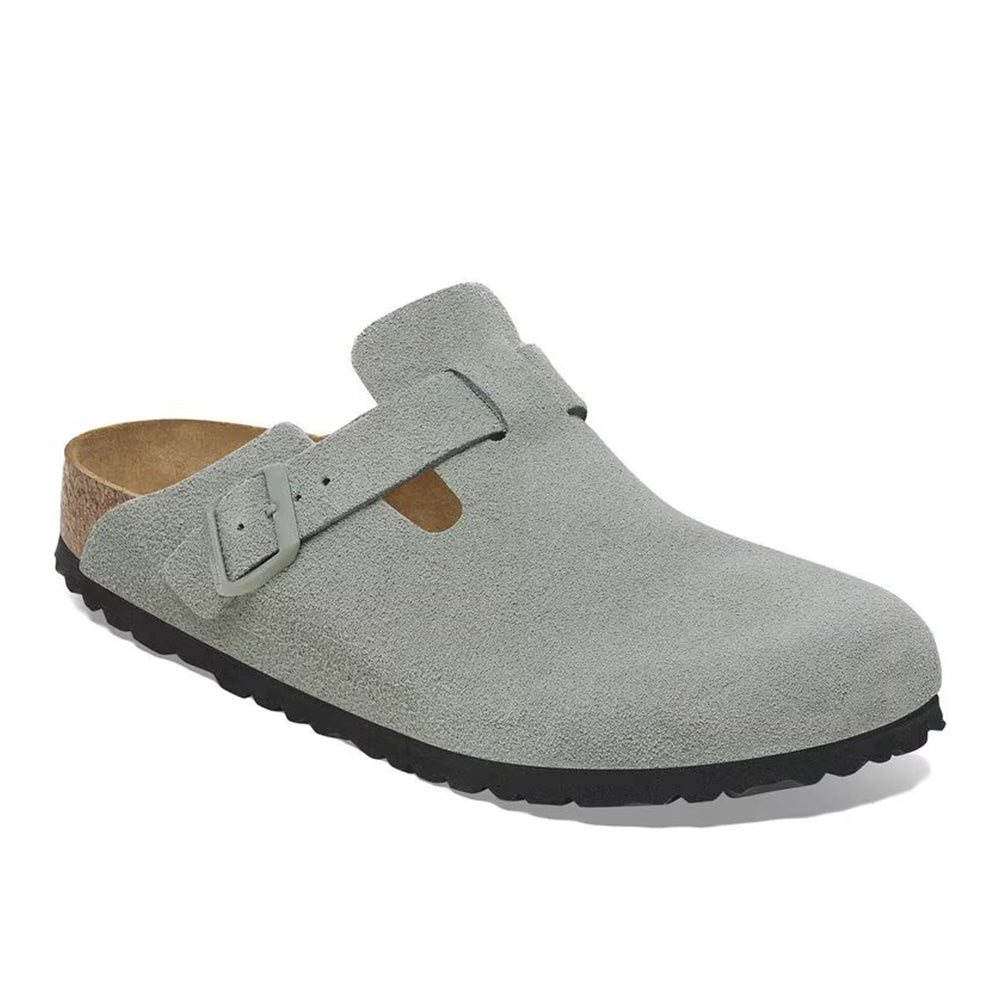 Birkenstock Boston BS Suede "Pure Sage"