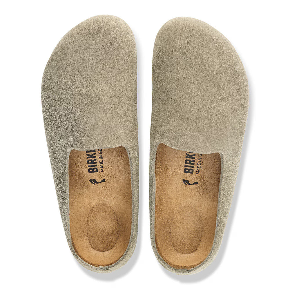 Birkenstock Amsterdam Wrapped Suede - Taupe