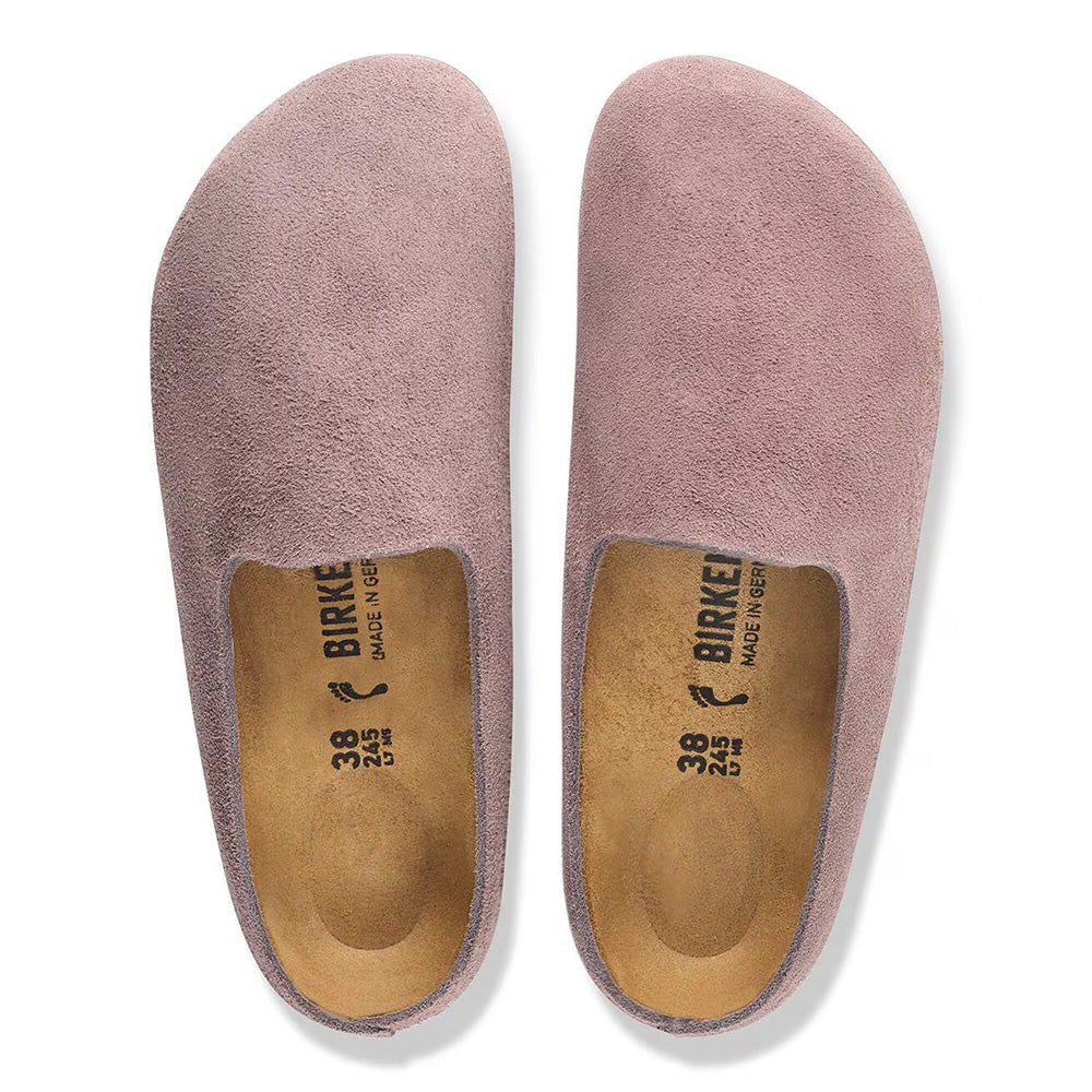 Birkenstock Amsterdam Wrapped Suede - Faded Purple