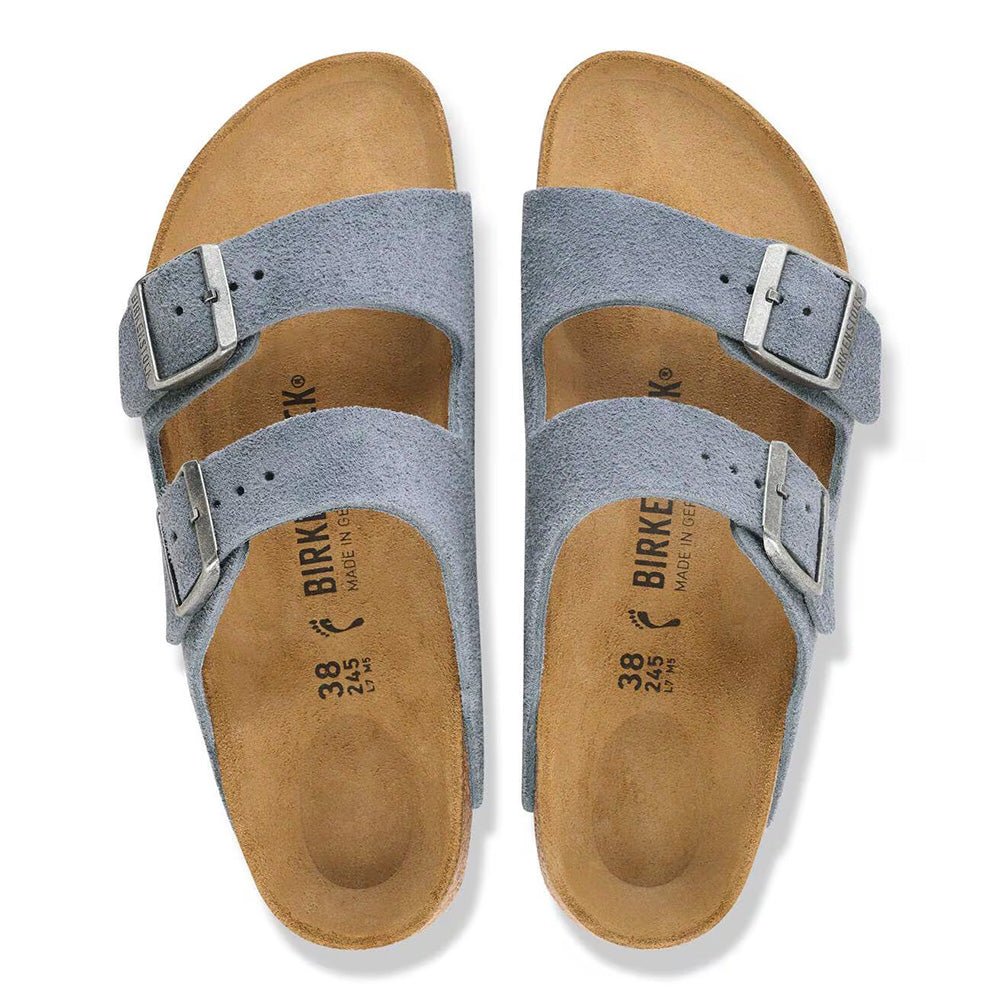Birkenstock Arizona Suede - Stone Blue