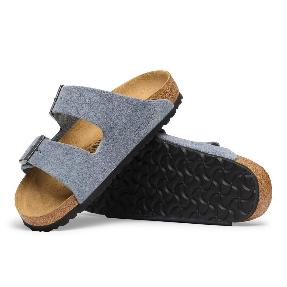 Birkenstock Arizona Suede - Stone Blue