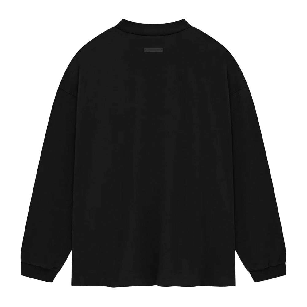 Fear Of God Essentials Jersey Crewneck LS Tee - Black