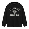 Fear Of God Essentials Jersey Crewneck LS Tee - Black