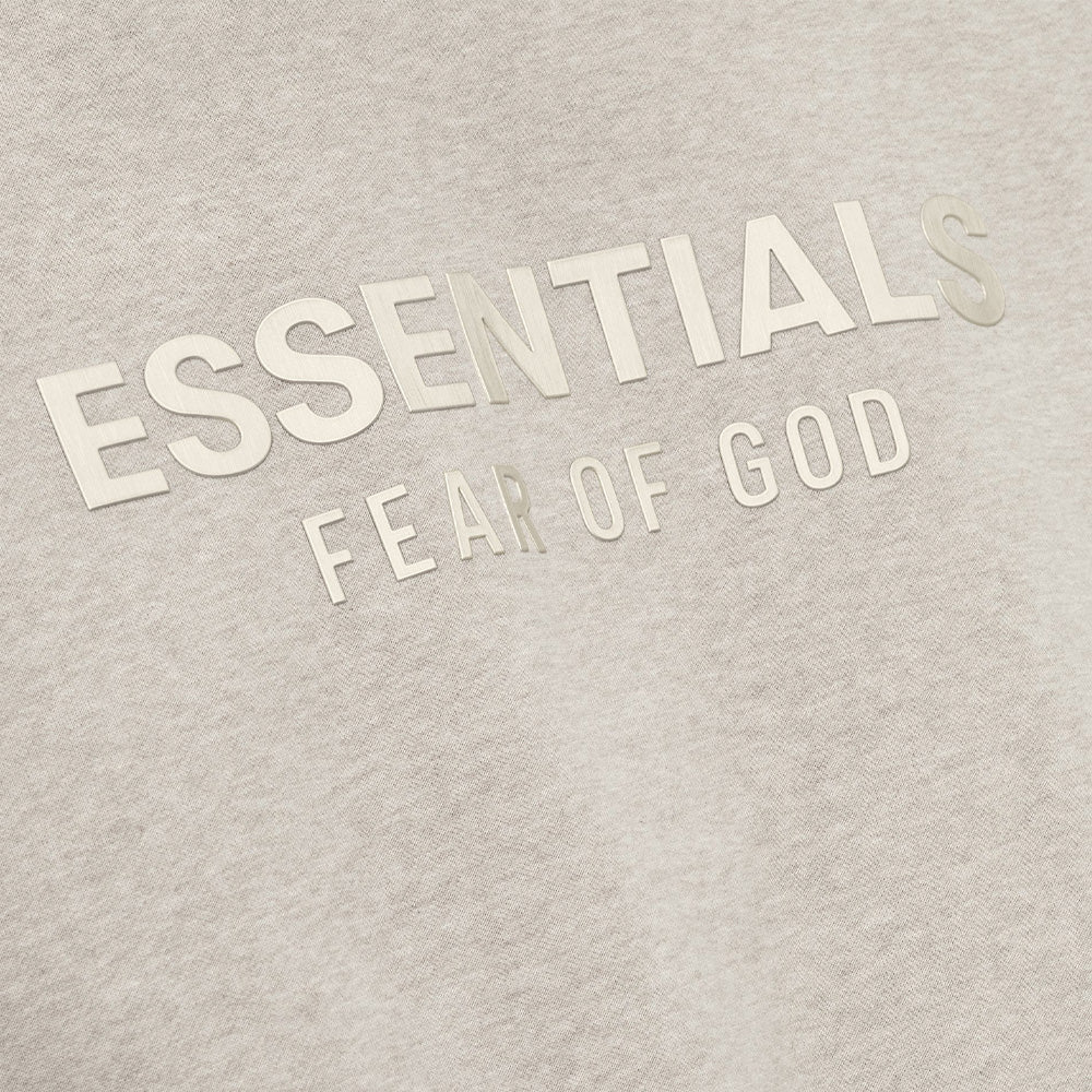 Fear Of God Essentials Classic Fleece Pullover Hoodie - Heather Stone