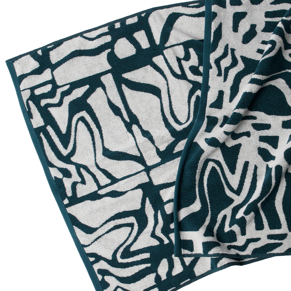 Parra Broken FTP Bath Towel Set