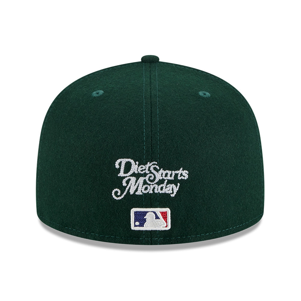 Diet Starts Monday X New Era Cap 5950 Oakland Athletics "Can't Teach Taste"
