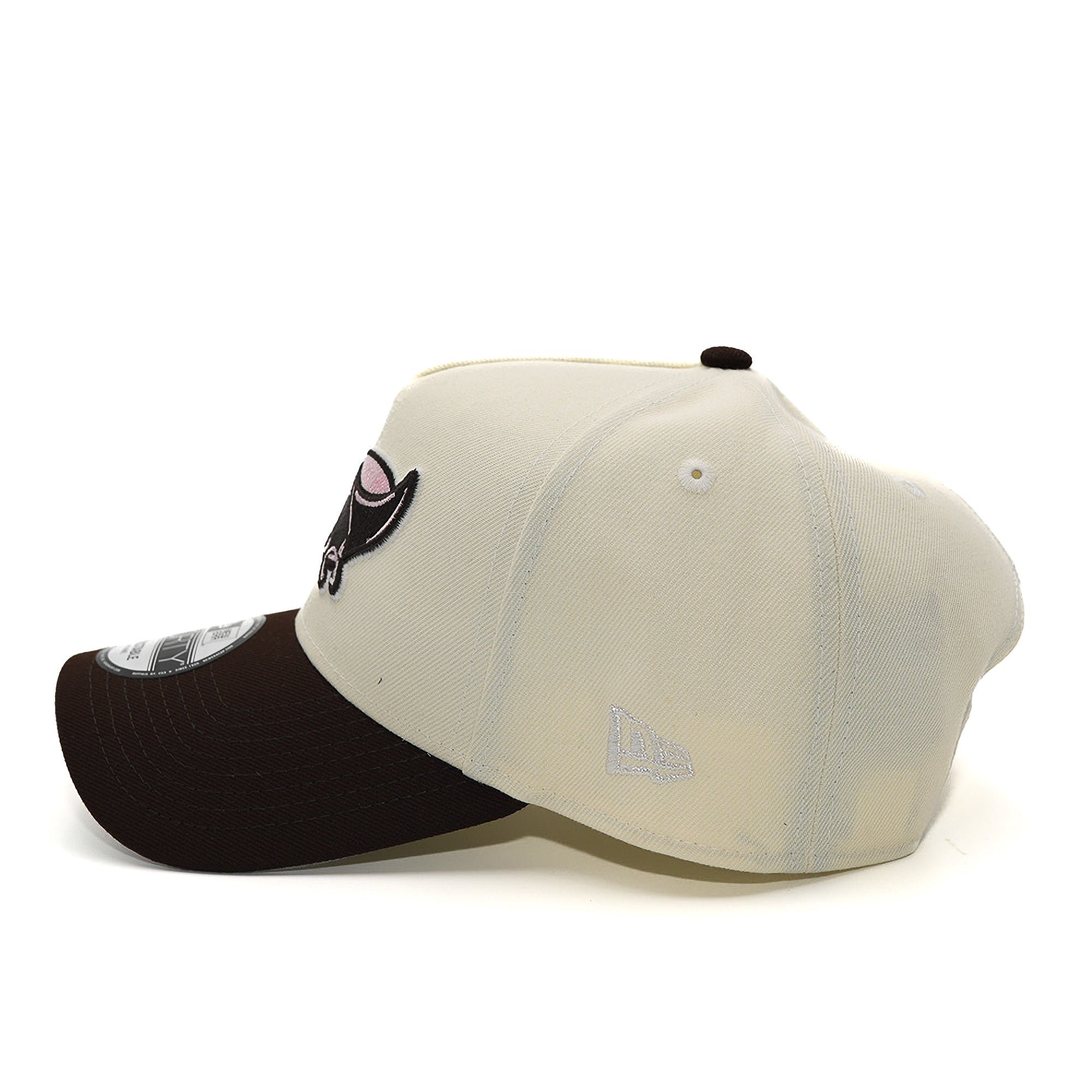 New Era 940 A-Frame Tampa Bay Rays "25 Seasons" Burnt Wood Pink Snapback - FRSH Exclusive