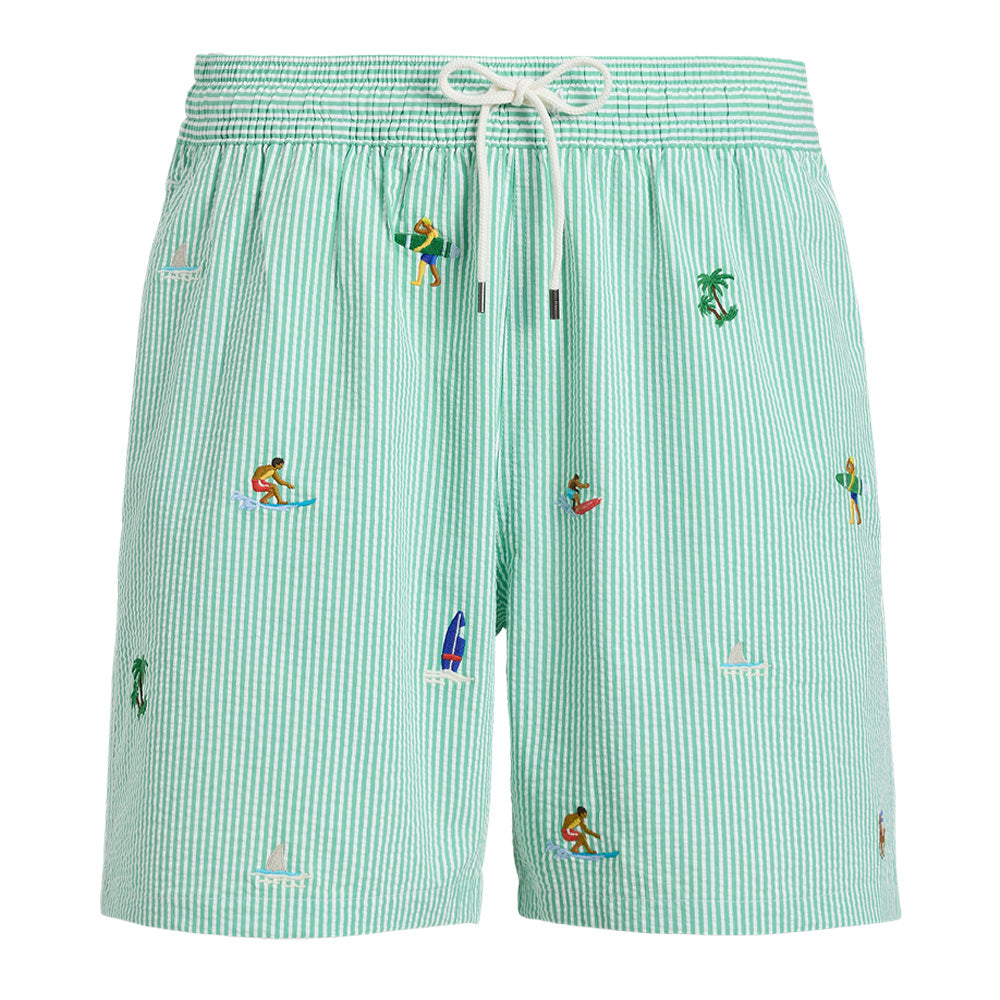 Polo Ralph Lauren Embroidered Seersucker Traveler Water Short