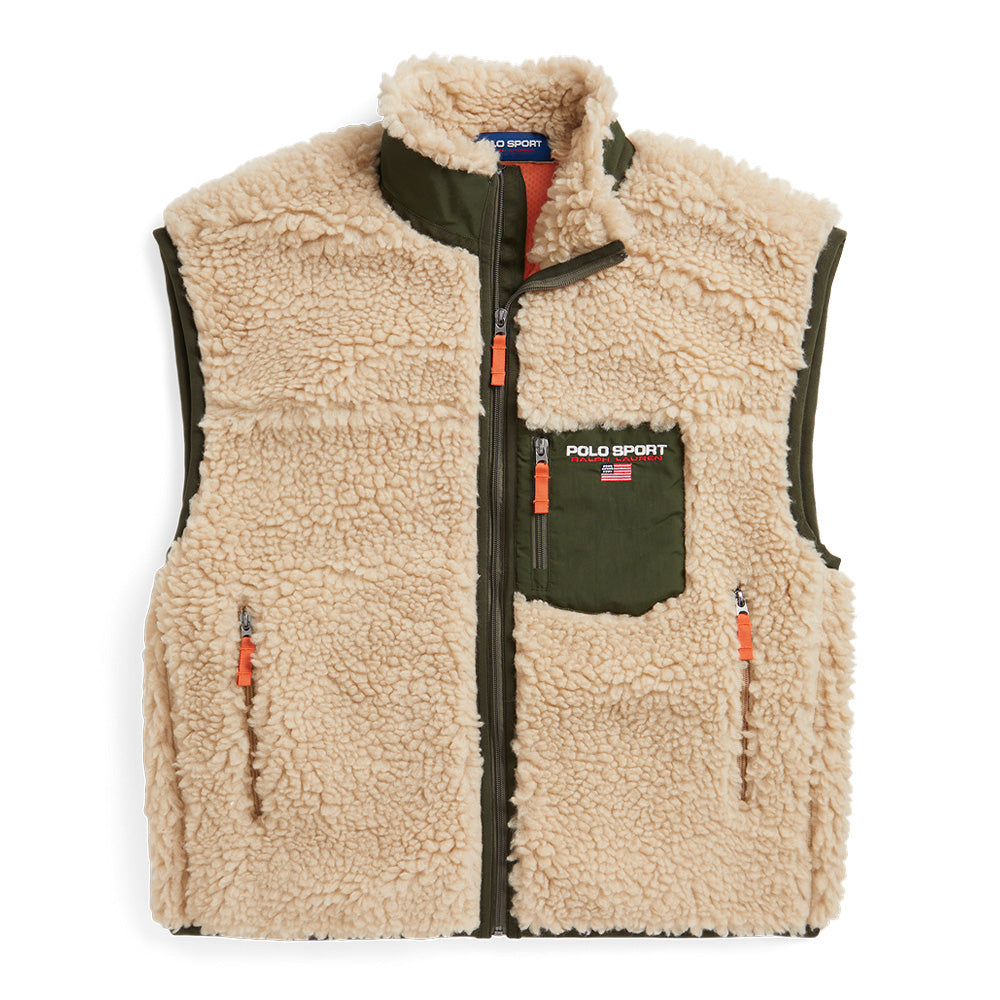 Polo Ralph Lauren Sport Shaggy Hi-Pile Vest