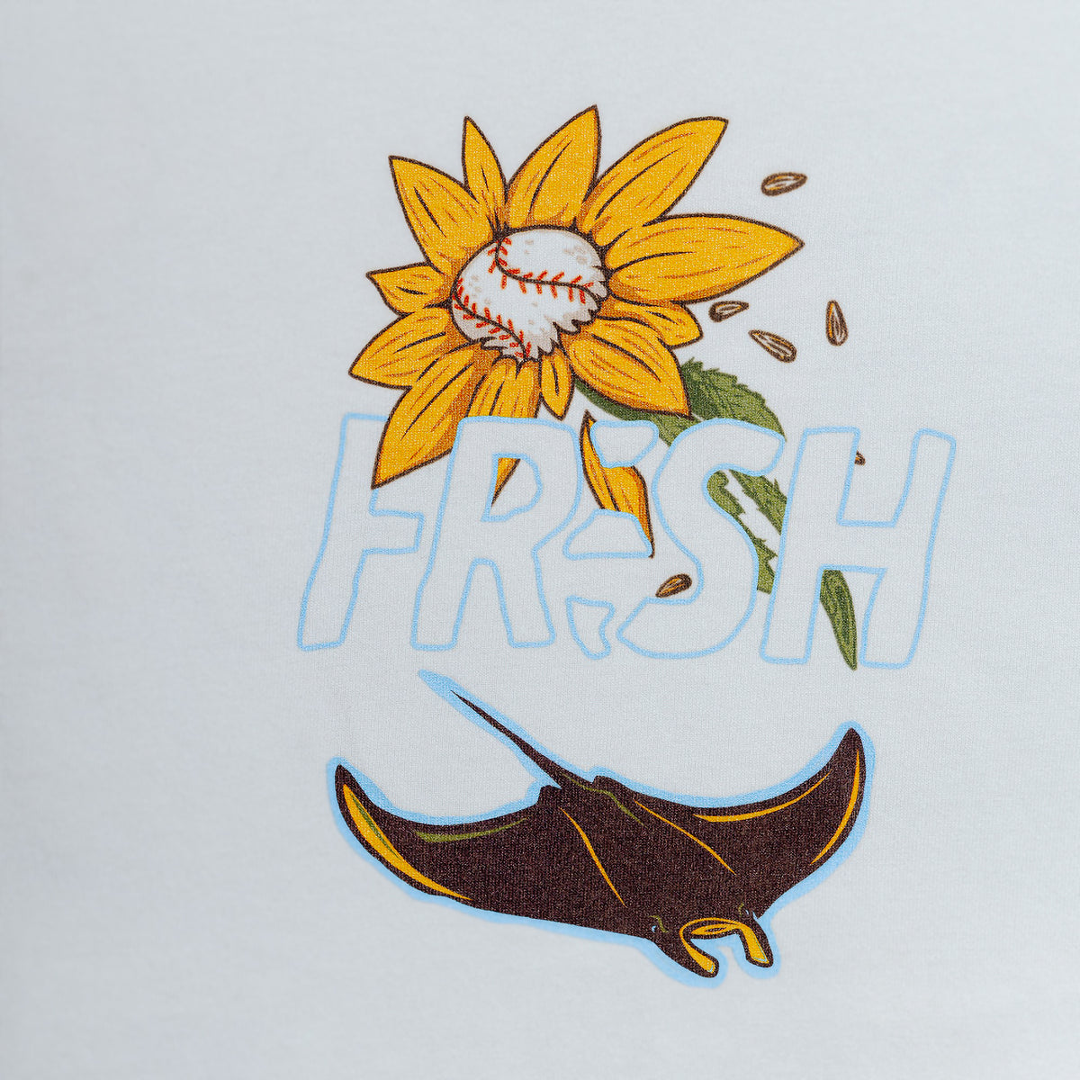 FRSH x 47 x Tampa Bay Rays "Built To Bloom" Sunflower SS Tee