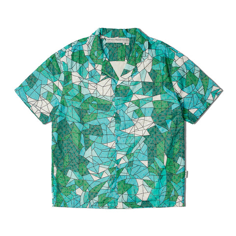 Advisory Board Crystals Stained Glass SS Woven Collared Shirt
