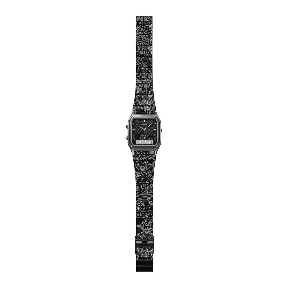 Liberty X Casio Vintage "AQ230EBLT-1A" Paisley