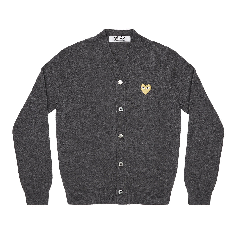 Comme des Garçons PLAY Gold Heart LS Cardigan
