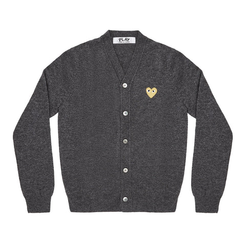Comme des Garçons PLAY Gold Heart LS Cardigan