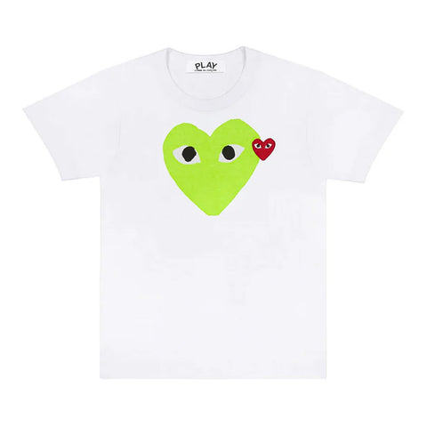 Comme des Garçons PLAY Pastel Heart/Red Emblem SS Tee