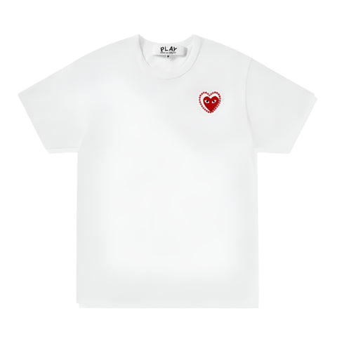 Comme des Garçons PLAY Metalstone Heart SS Tee