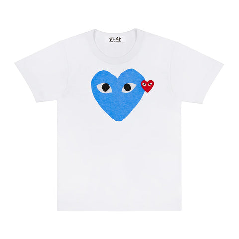 Comme des Garçons PLAY Pastel Heart/Red Emblem SS Tee