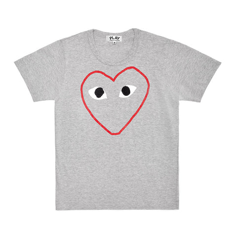 Comme des Garçons PLAY Red Heart Sketch SS Tee
