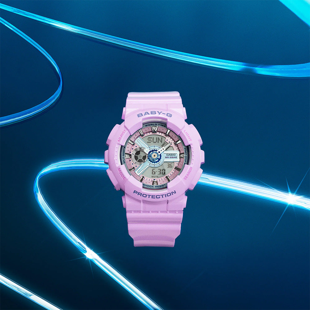 Casio Baby-G "BA110MC-6A" Series Y2K - Lilac