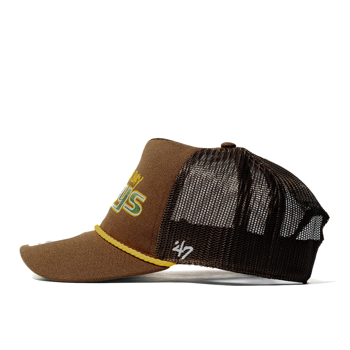 FRSH x 47 x Tampa Bay Rays "Built To Bloom" Sunflower Script Mesh Hitch Trucker Snapback