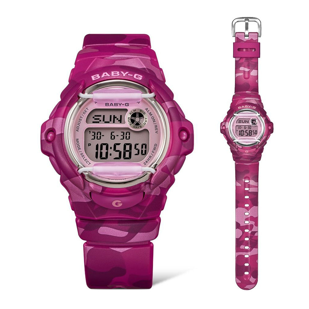 Casio Baby-G "BG169CM-4" Camo Series - Pink Camo