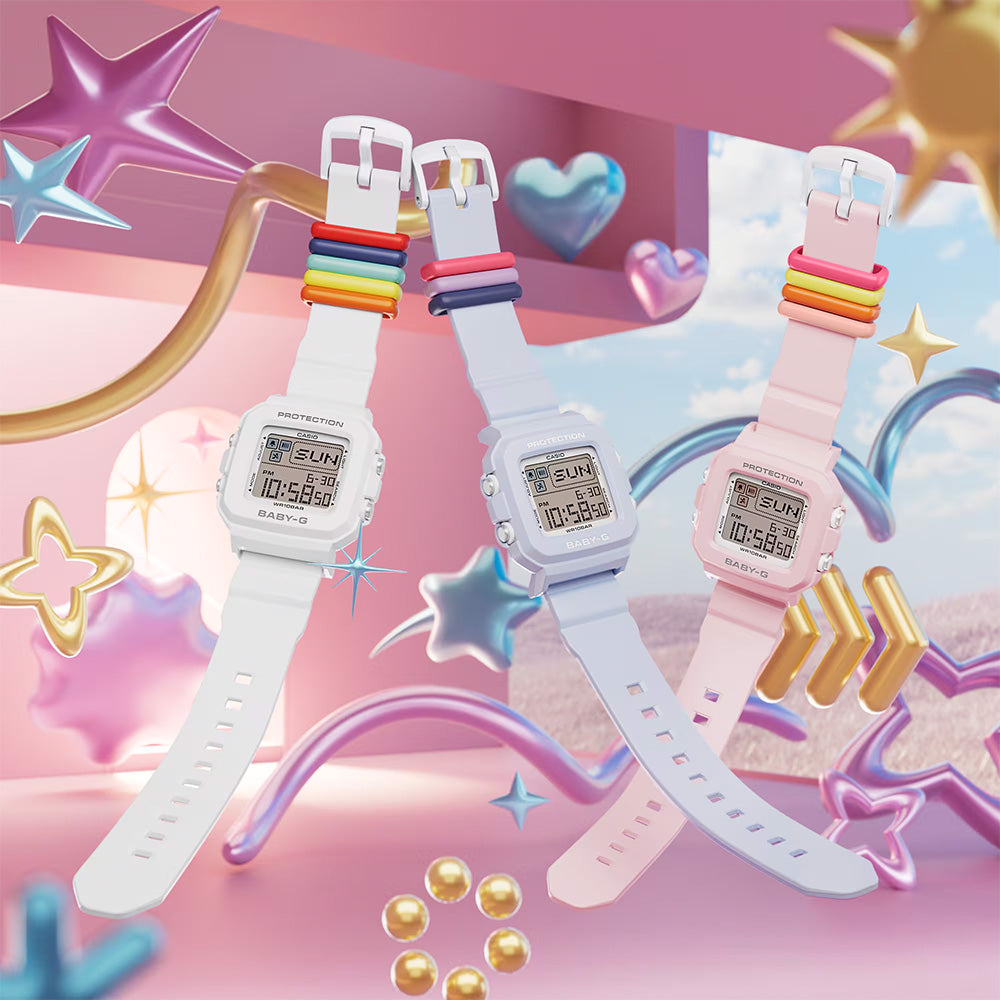 Casio Baby-G "BGD10L-4" Series - Soft Pink