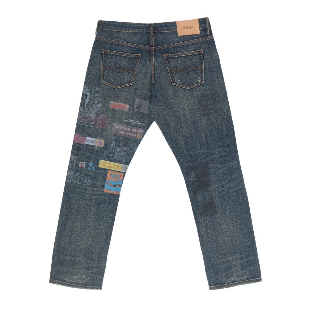 BLDG4 Cement Denim Pants