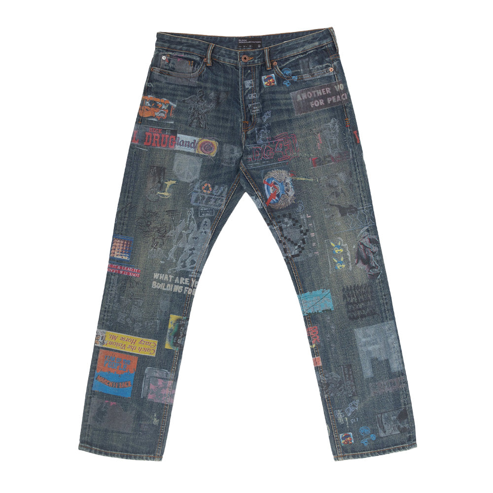 BLDG4 Cement Denim Pants