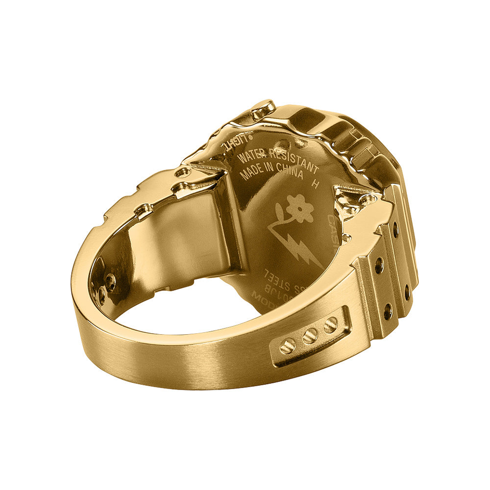 J Balvin X Casio Vintage "Ring Watch' Gold