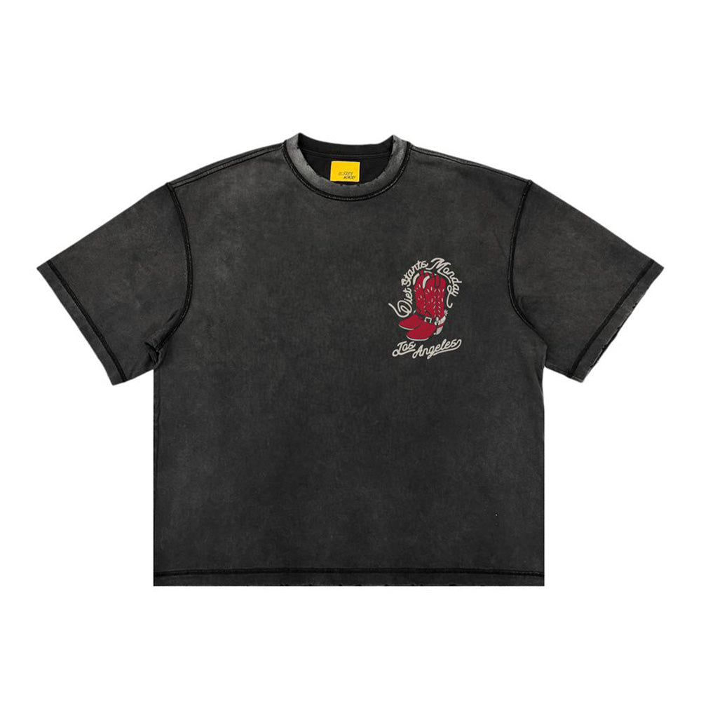 Diet Starts Monday Cowboy SS Tee - Vintage Black