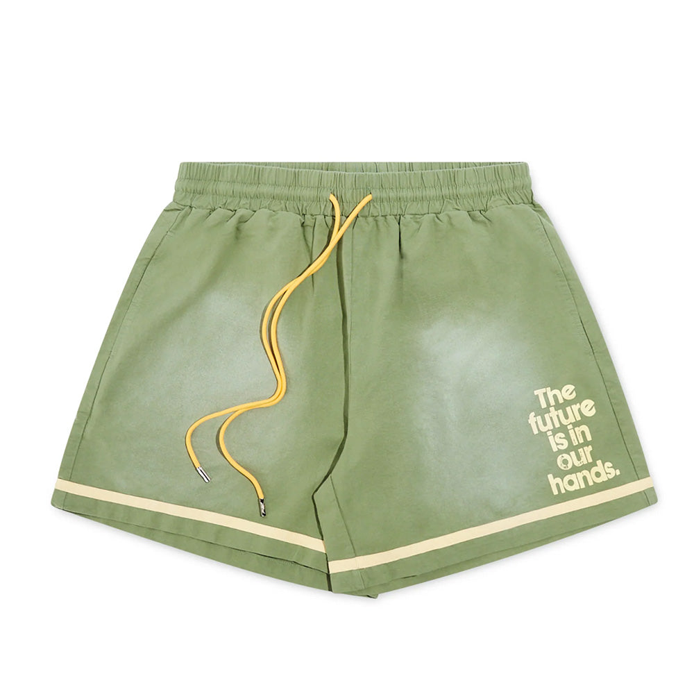 Diet Starts Monday Canvas Stripe Short