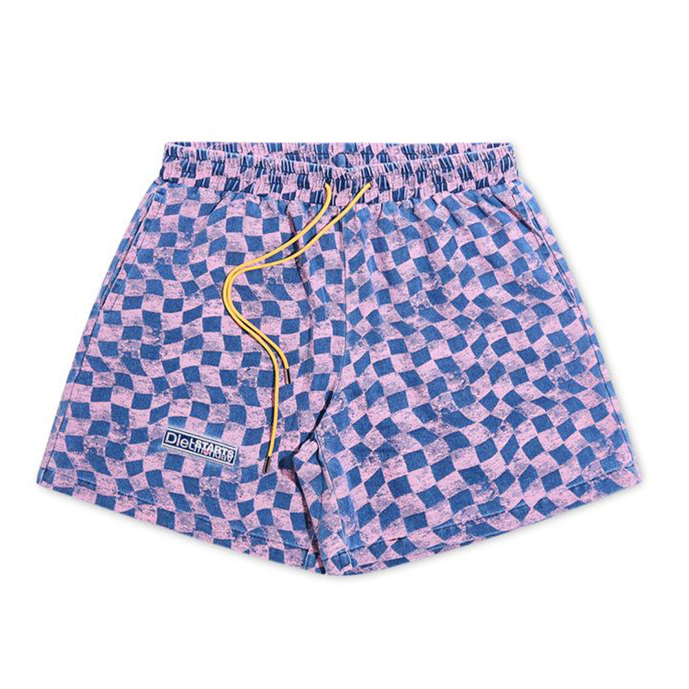 Diet Starts Monday Warped Checkered Shorts