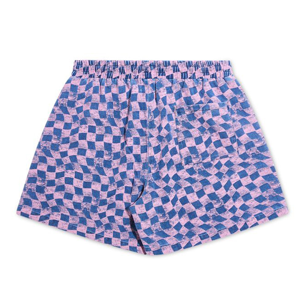 Diet Starts Monday Warped Checkered Shorts
