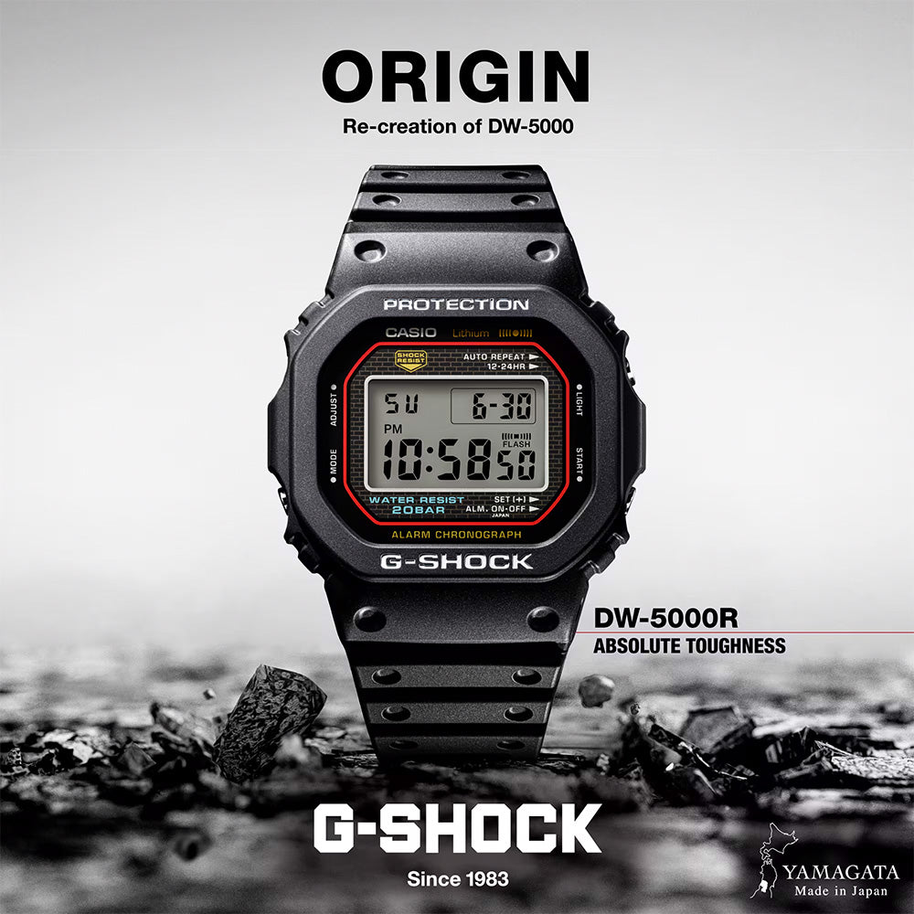 Casio G-Shock "DW5000R-1A" Digital Series