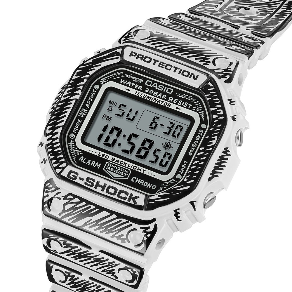 Joshua Vides X Casio G-Shock 5600 Digital Series - White