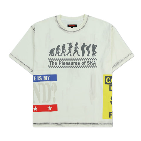 Pleasures Poor Connection SS Tee - White