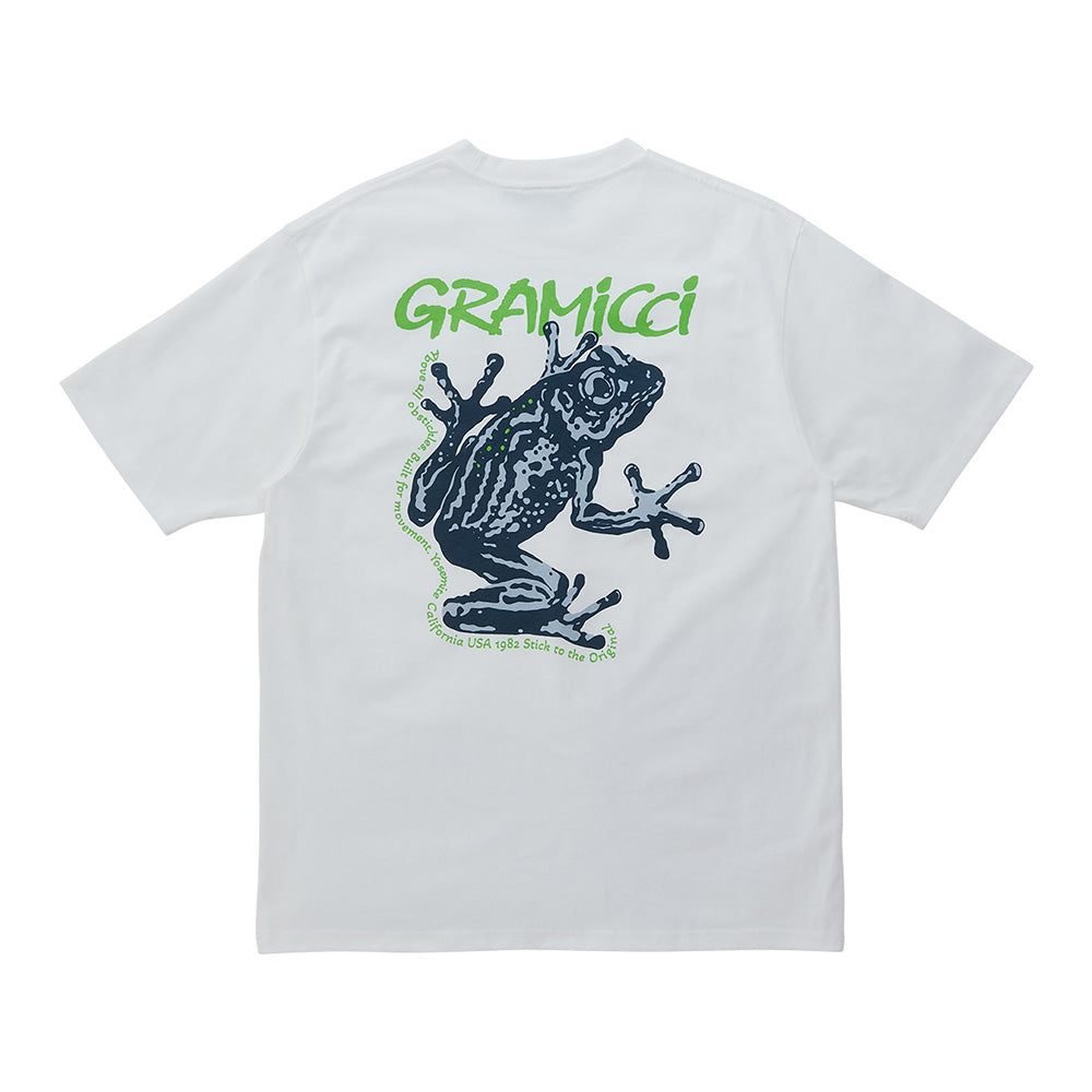 G4SU-T072-WHT - Gramicci Sticky Frog SS Tee - Back