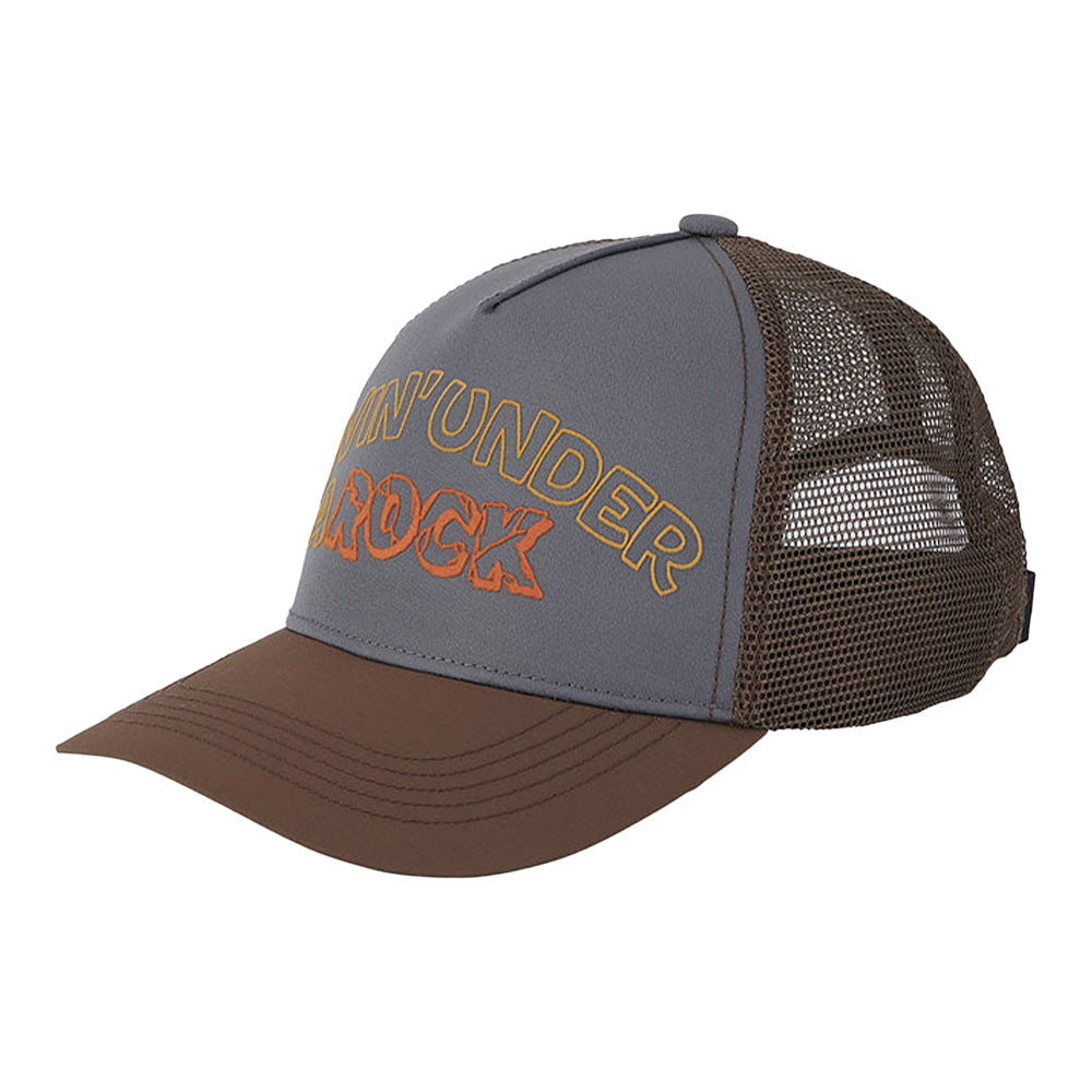 Gramicci Under A Rock Mesh Trucker Strapback Hat - Grey