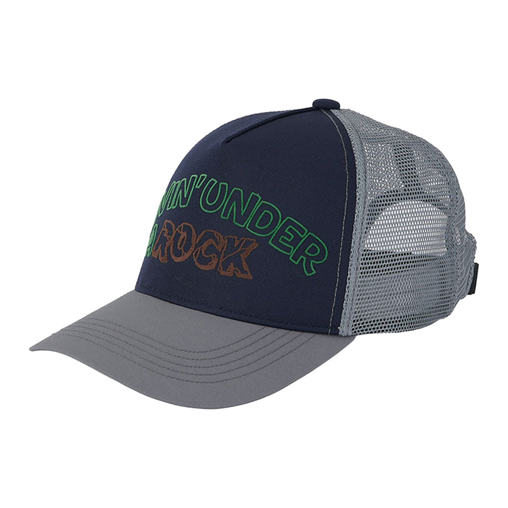 Gramicci Under A Rock Mesh Trucker Strapback Hat - Navy