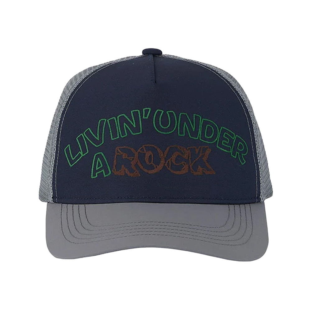 Gramicci Under A Rock Mesh Trucker Strapback Hat - Navy