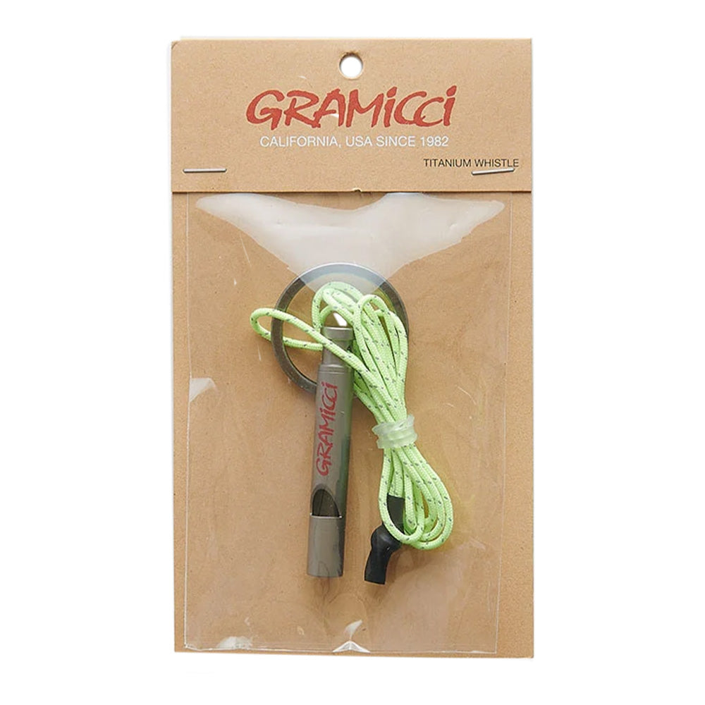 Gramicci Titanium Survival Whistle