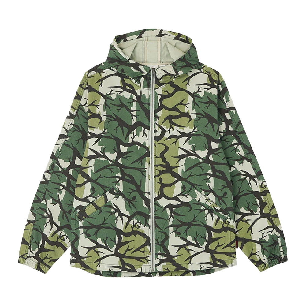 Gramicci Herringbone Hooded Jacket - Branch Camo