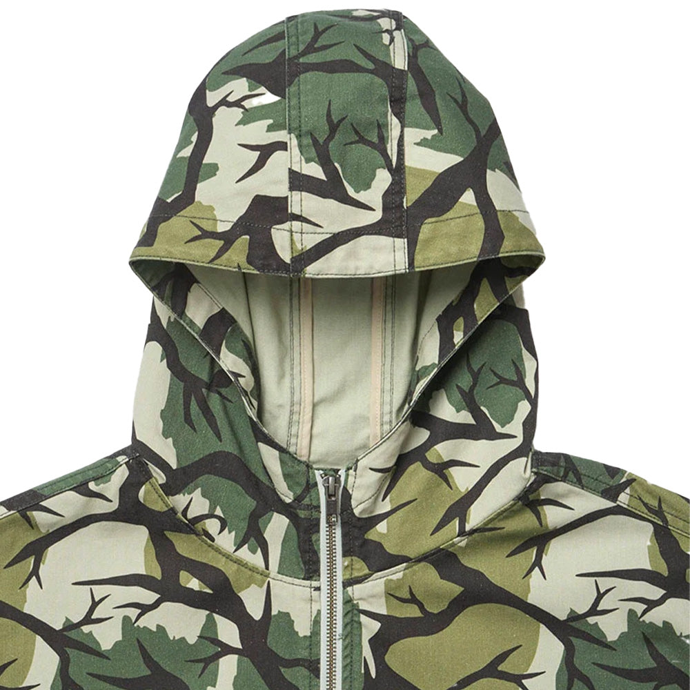 Gramicci Herringbone Hooded Jacket - Branch Camo