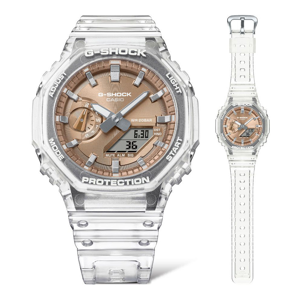 Casio G-Shock "GA2100BM-7A5" Series - Translucent Rose Gold