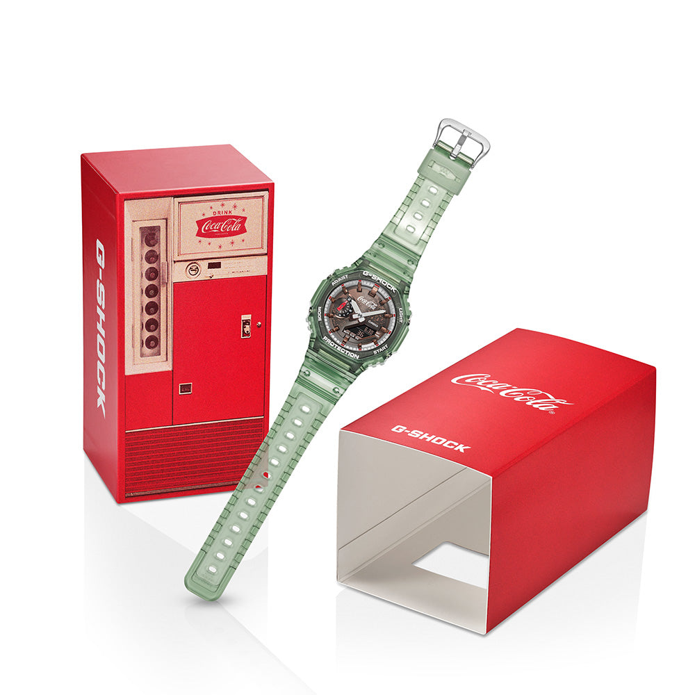 Coca Cola X Casio G-Shock 2100 Series "Contour Bottle"