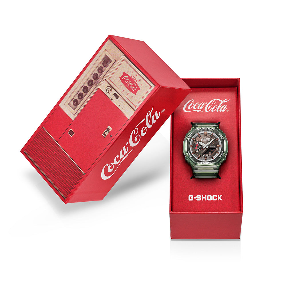 Coca Cola X Casio G-Shock 2100 Series "Contour Bottle"