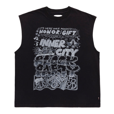 Honor The Gift Block Party Cut Off SL Tee
