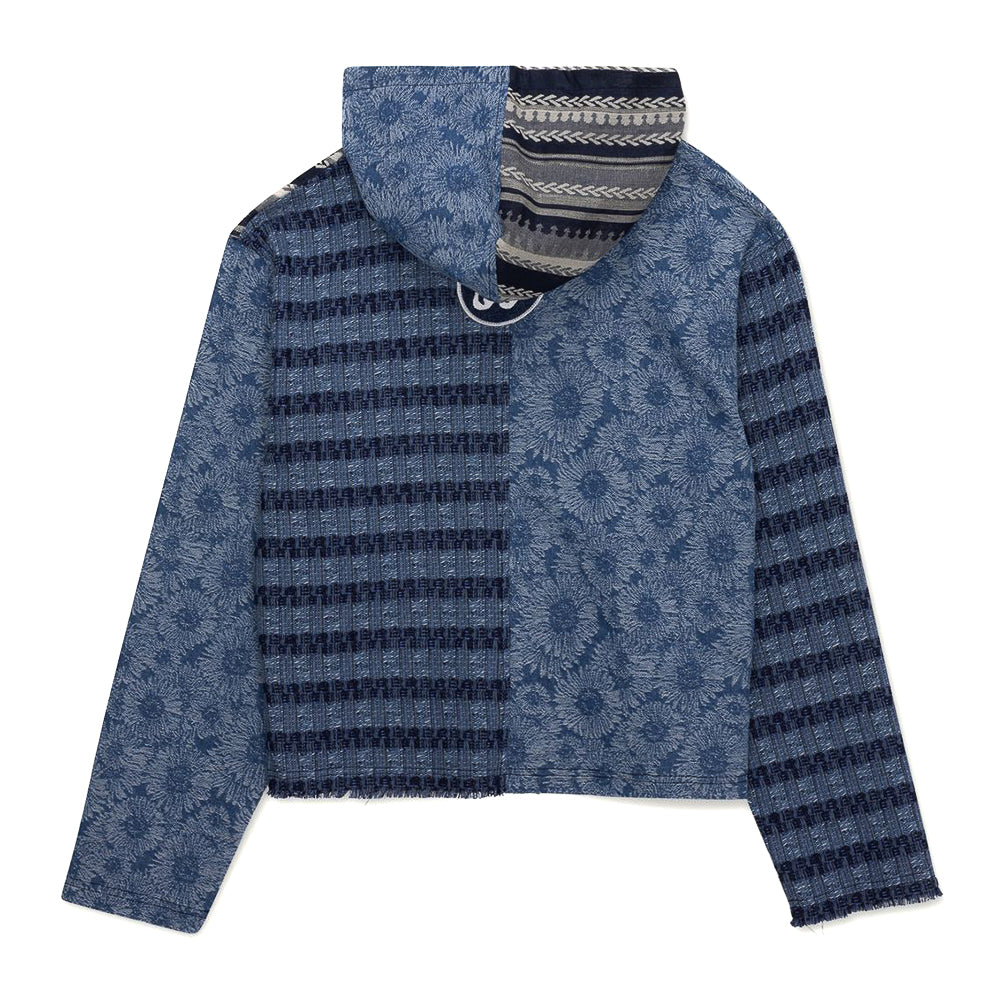 Honor The Gift Indigo Tapestry Full Zip Hoodie