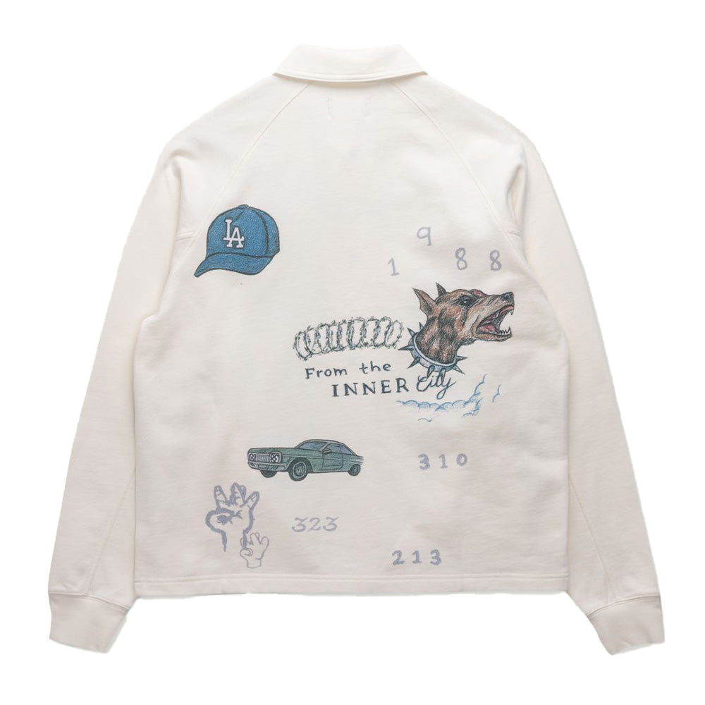 Honor the Gift All Over LA Fleece Coaches Jacket